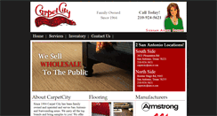 Desktop Screenshot of carpetcitysa.com